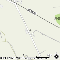 秋田県潟上市天王大長根122-4周辺の地図