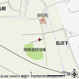 秋田県潟上市天王大長根87周辺の地図