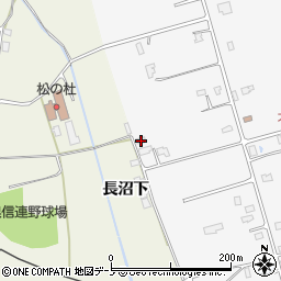 秋田県潟上市昭和大久保北野細谷道添95-6周辺の地図