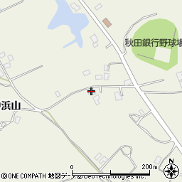 秋田県潟上市天王上出戸142周辺の地図