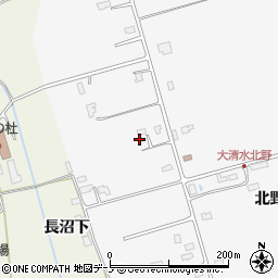 秋田県潟上市昭和大久保北野細谷道添94周辺の地図