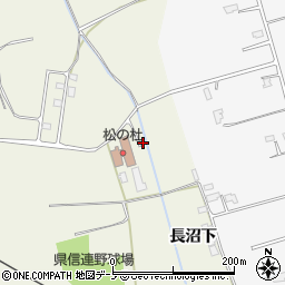秋田県潟上市天王大長根85-3周辺の地図