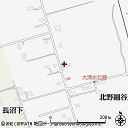 秋田県潟上市昭和大久保北野細谷道添133周辺の地図