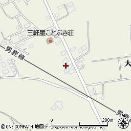 秋田県潟上市天王北野113-1周辺の地図