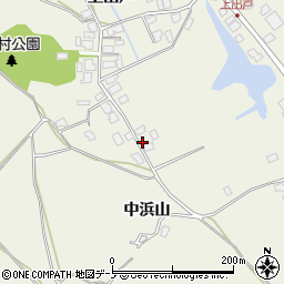 秋田県潟上市天王上出戸62周辺の地図