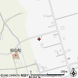 秋田県潟上市昭和大久保北野細谷道添90周辺の地図