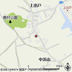 秋田県潟上市天王上出戸260周辺の地図