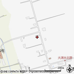 秋田県潟上市昭和大久保北野細谷道添88周辺の地図
