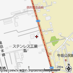 秋田県潟上市昭和大久保北野細谷道添73-558周辺の地図