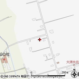 秋田県潟上市昭和大久保北野細谷道添89周辺の地図