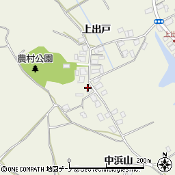 秋田県潟上市天王上出戸248周辺の地図
