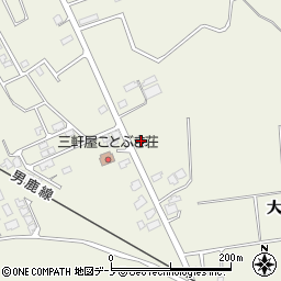 秋田県潟上市天王大長根65周辺の地図