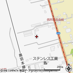 秋田県潟上市昭和大久保北野細谷道添73-101周辺の地図