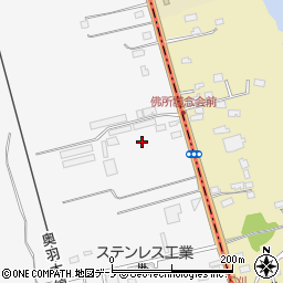 秋田県潟上市昭和大久保北野細谷道添73-586周辺の地図