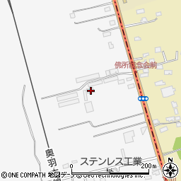 秋田県潟上市昭和大久保北野細谷道添73-103周辺の地図