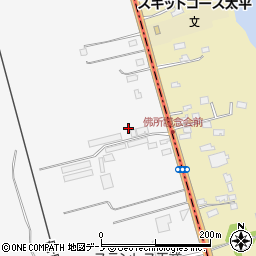 秋田県潟上市昭和大久保北野細谷道添73-311周辺の地図