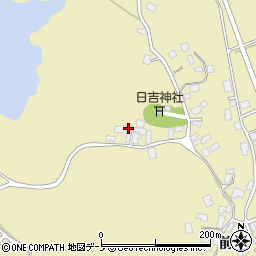 秋田県秋田市金足下刈林中周辺の地図