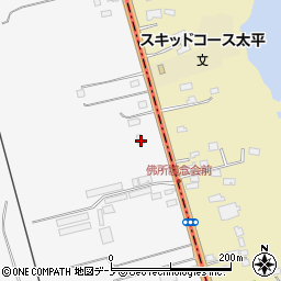 秋田県潟上市昭和大久保北野細谷道添73-398周辺の地図