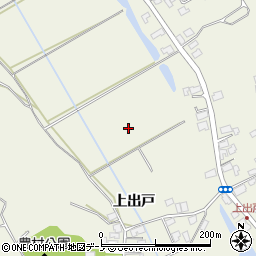 秋田県潟上市天王上出戸102周辺の地図