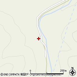 岩手県下閉伊郡岩泉町尼額日向の沢周辺の地図