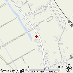 秋田県潟上市天王上出戸21-1周辺の地図