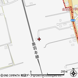 秋田県潟上市昭和大久保北野細谷道添73-204周辺の地図