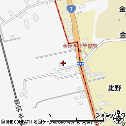 秋田県潟上市昭和大久保北野細谷道添72-182周辺の地図