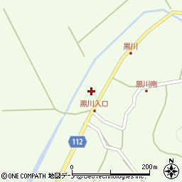 秋田県秋田市金足黒川黒川154-4周辺の地図