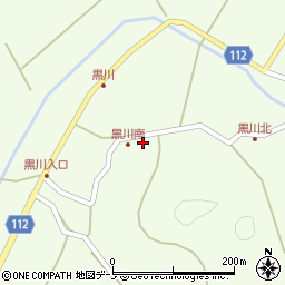 秋田県秋田市金足黒川黒川243周辺の地図