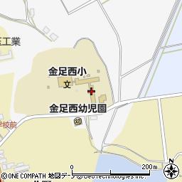秋田県秋田市金足大清水大清水台1周辺の地図