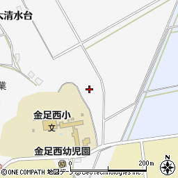 秋田県秋田市金足大清水大清水台4周辺の地図
