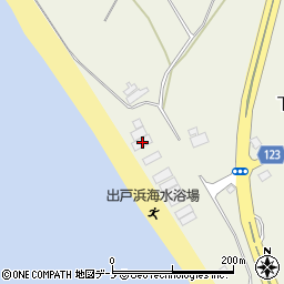 秋田県潟上市天王下浜山53周辺の地図