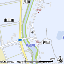 秋田県秋田市金足岩瀬大表2周辺の地図