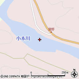 小本川周辺の地図