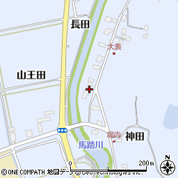 秋田県秋田市金足岩瀬大表9周辺の地図