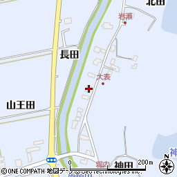 秋田県秋田市金足岩瀬大表27周辺の地図