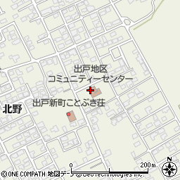 出戸地区コミュニティーセンター周辺の地図
