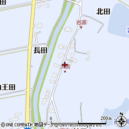 秋田県秋田市金足岩瀬大表34周辺の地図
