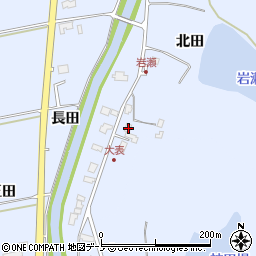 秋田県秋田市金足岩瀬大表41周辺の地図