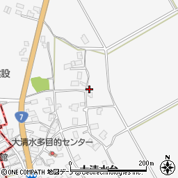 秋田県秋田市金足大清水大清水台60周辺の地図