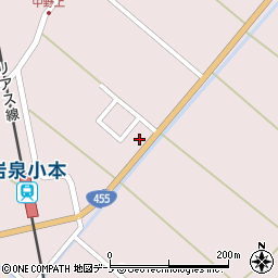 ローソン岩泉町小本店周辺の地図