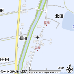 秋田県秋田市金足岩瀬大表13周辺の地図