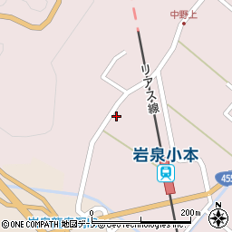 小本川土地改良区周辺の地図