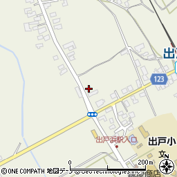 秋田県潟上市天王北野258-5周辺の地図