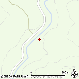 岩手県下閉伊郡岩泉町二升石日蔭周辺の地図