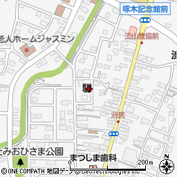 岩手県盛岡市渋民駅周辺の地図