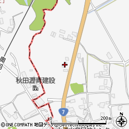 秋田県秋田市金足大清水大清水台152周辺の地図