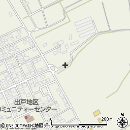 秋田県潟上市天王細谷長根周辺の地図