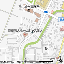 岩手第一珠算学校渋民教室周辺の地図