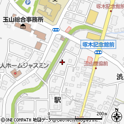 岩手県盛岡市渋民駅136-4周辺の地図